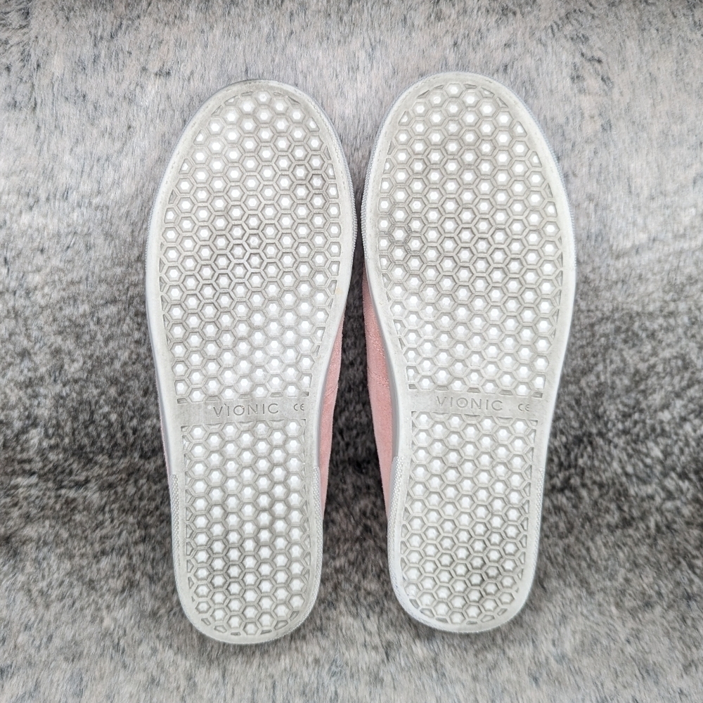 Vionic Jean Suede Slip On Sneaker Pink Women's 7 - Picture 12 of 13